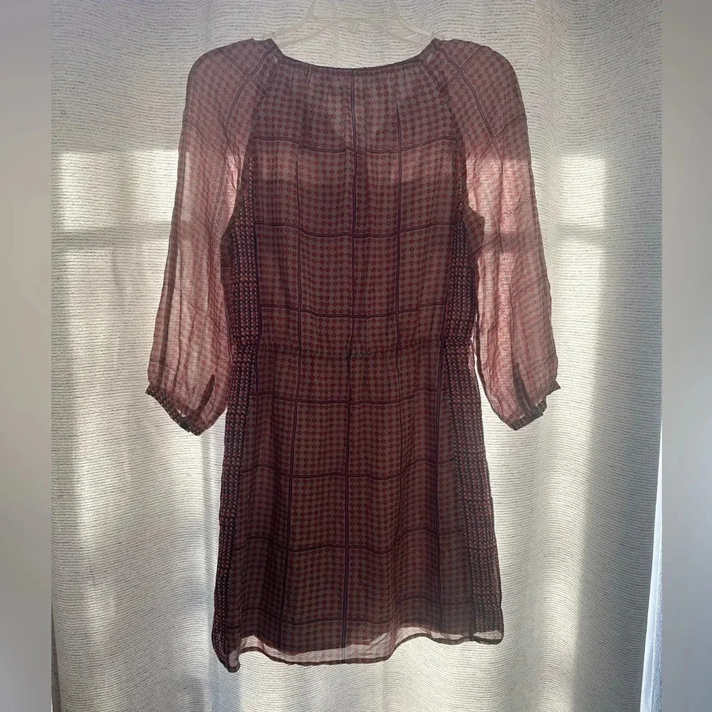 NWOT-Women’s Madewell Geometric Print Dress. Size 0. - Picture 2 of 9